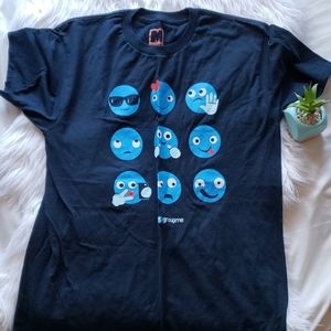 Groupme Blue Navy Emoji T Shirt